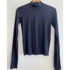 NWOT Koral Black High Neck Long Sleeve Top.